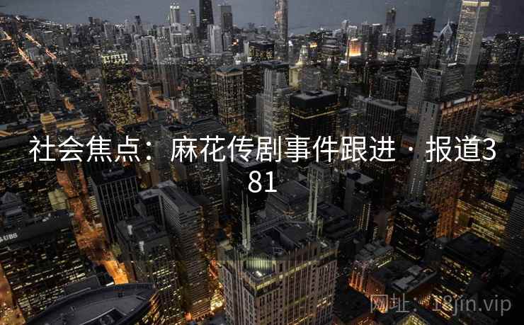 社会焦点：麻花传剧事件跟进 · 报道381