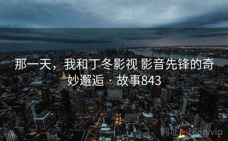 那一天，我和丁冬影视 影音先锋的奇妙邂逅 · 故事843